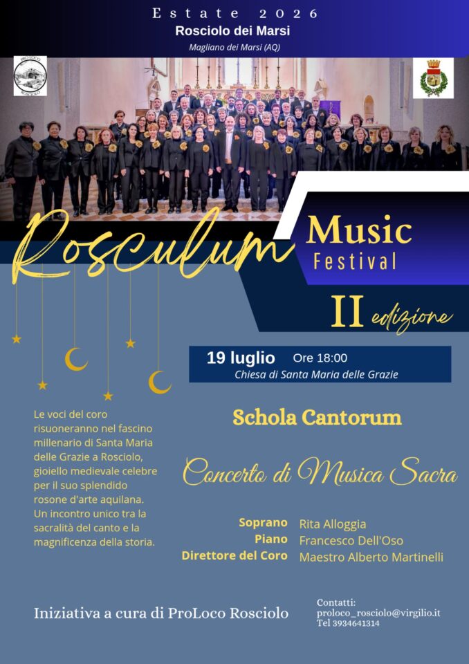 schola cantorum luglio rosciolo dei marsi